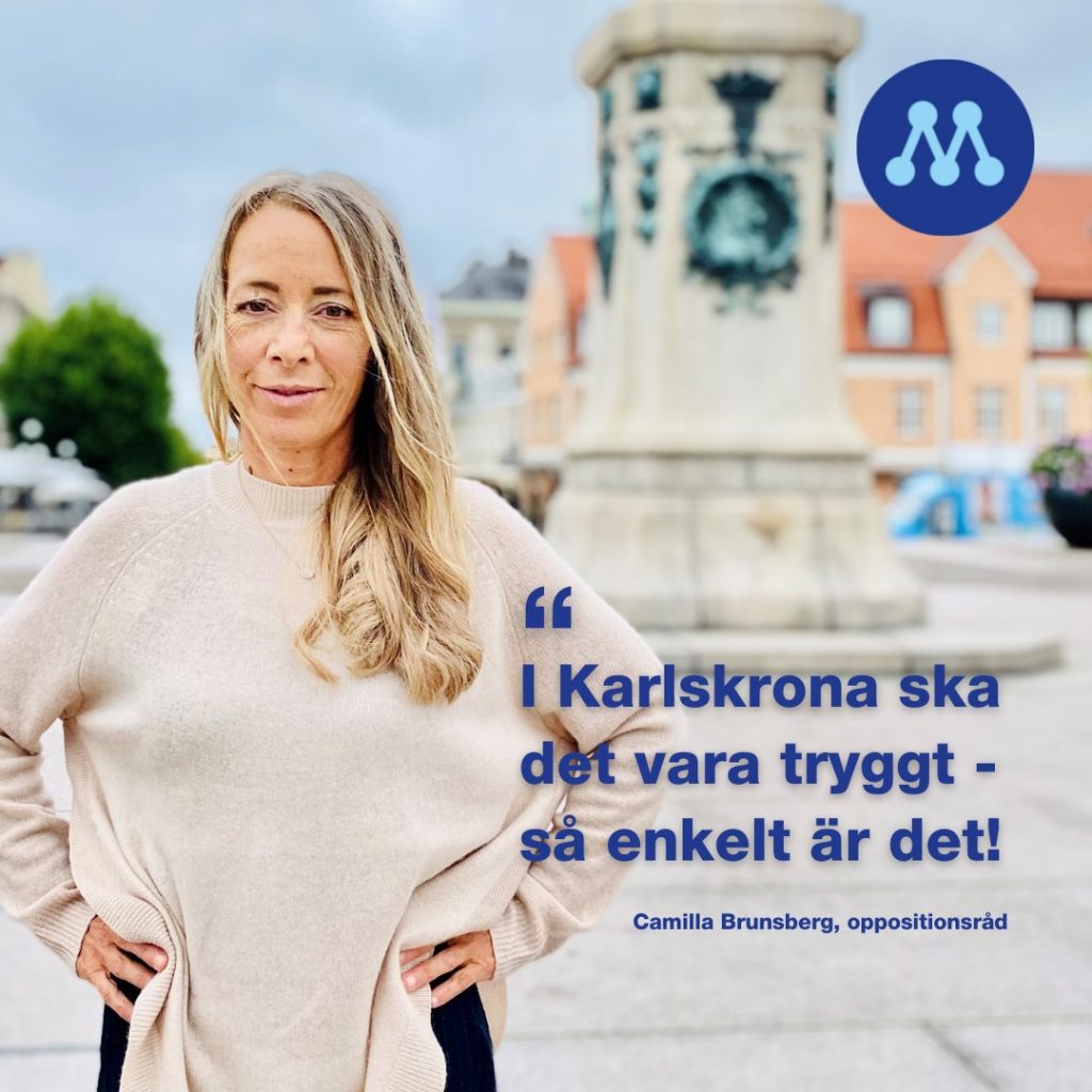 NU SER VI TILL ATT KARLSKRONA BLIR TRYGGARE!