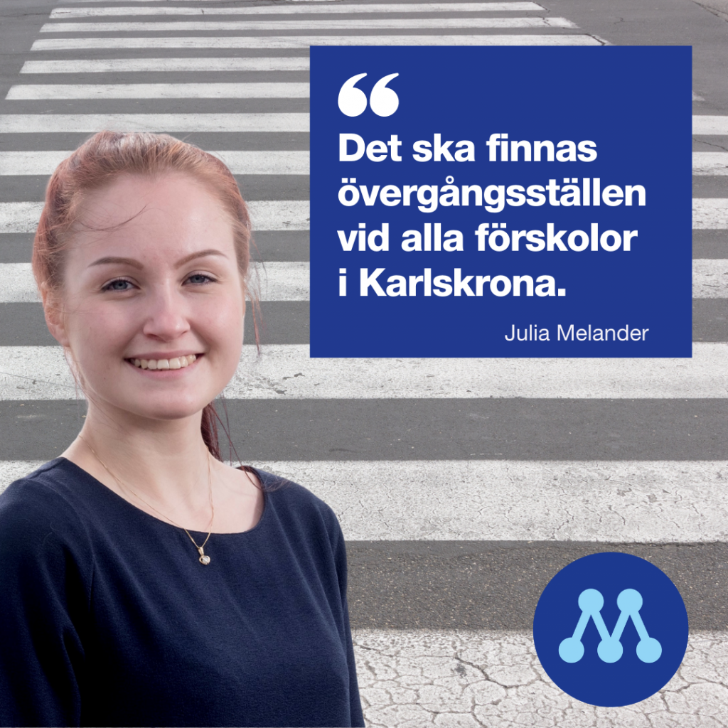Övergångsställen vid förskolor ska vara en självklarhet!