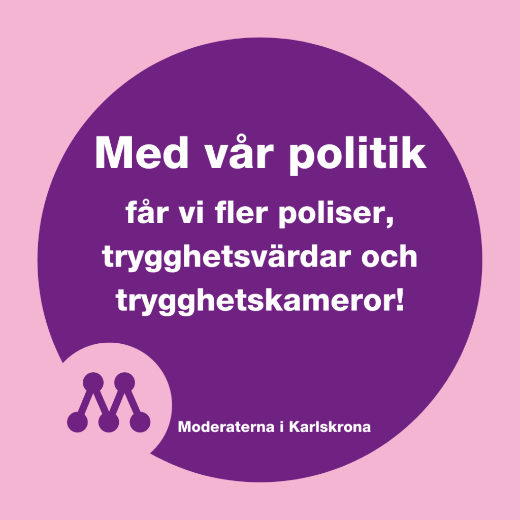 Tryggheten är en av våra viktigaste frågor!